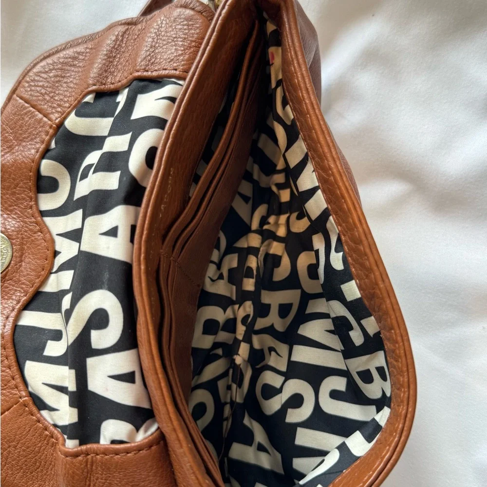 Marc by Marc Jacobs Karlie Brown Leather Crossbody Purse Bag - Picture 9 of 10